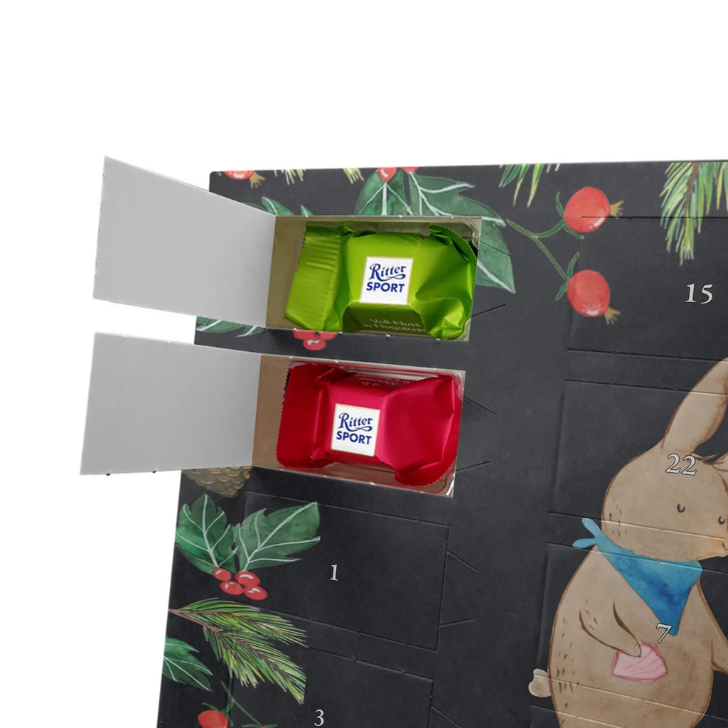 Chocolate advent calendar Bunnies with seashell Father's Day, Mother's Day, rabbits, girlfriends, collecting shells, girlfriend, shells, best friend