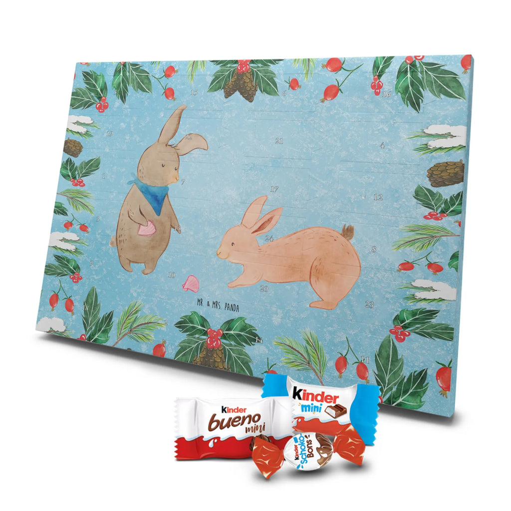 Chocolate advent calendar Bunnies with seashell Father's Day, Mother's Day, rabbits, girlfriends, collecting shells, girlfriend, shells, best friend