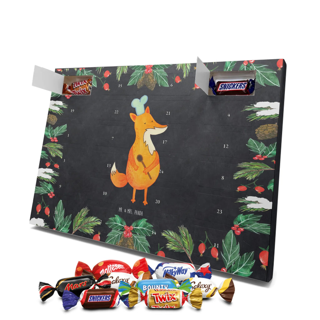 Chocolate advent calendar Fox A cook forest wildlife, clever as a fox, foxes, animal lover, Cook gift, Baker, Kitchen decoration, Slogan funny, Chefs, Kitchen slogan, Party slogan