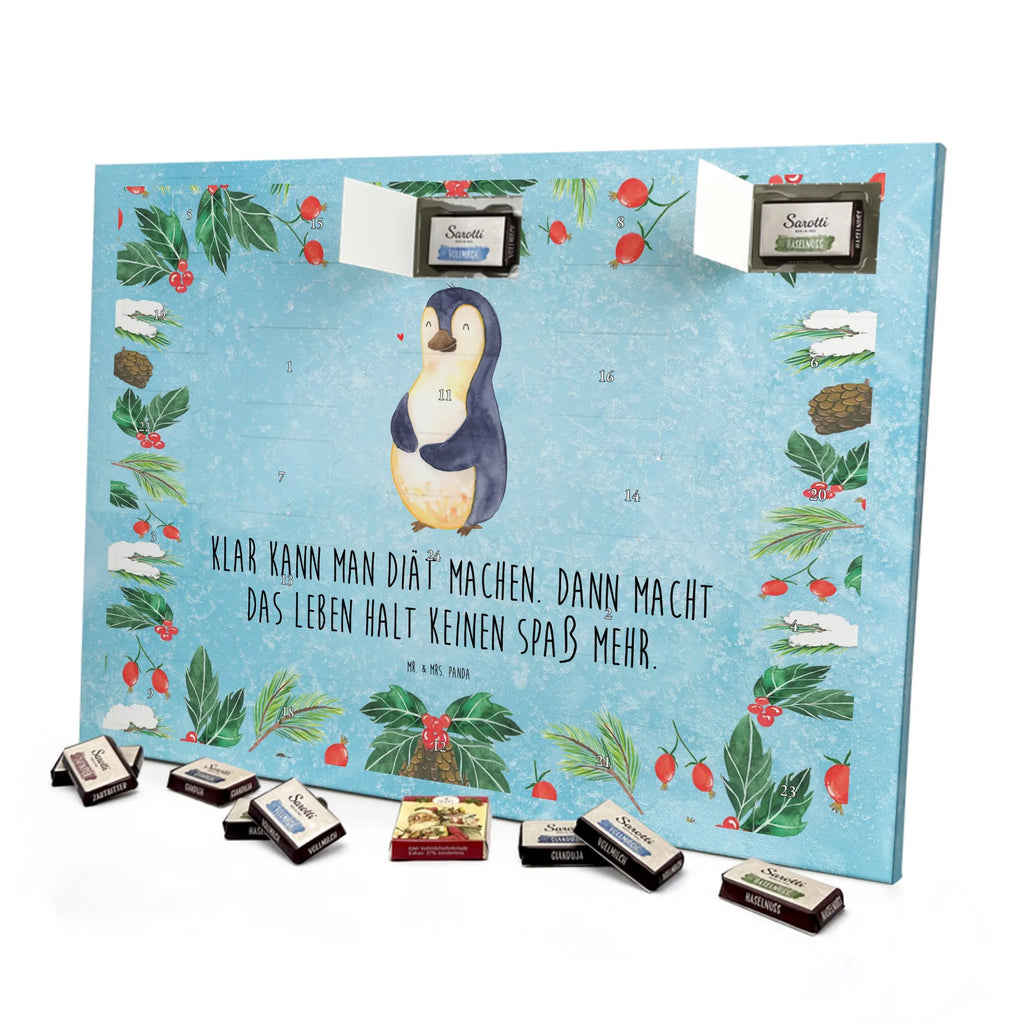 Chocolate advent calendar Penguin diet North Pole, Penguins, losing weight, self-respect, diet, body love, penguins, self-love, weight