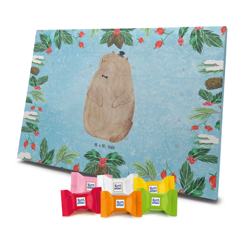 Chocolate advent calendar Groundhog gift ideas, gifts, small animals, good mood, cute, funny sayings, cute animal motives, hand drawn, special gifts, card, animal lover, Groundhog, friendliness, cheerfulness, etiquette, decency, respect