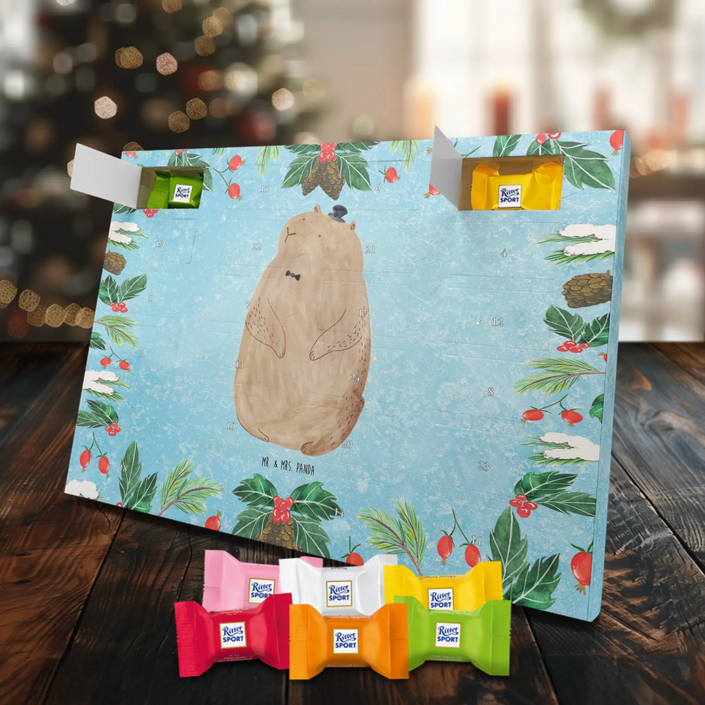 Chocolate advent calendar Groundhog gift ideas, gifts, small animals, good mood, cute, funny sayings, cute animal motives, hand drawn, special gifts, card, animal lover, Groundhog, friendliness, cheerfulness, etiquette, decency, respect