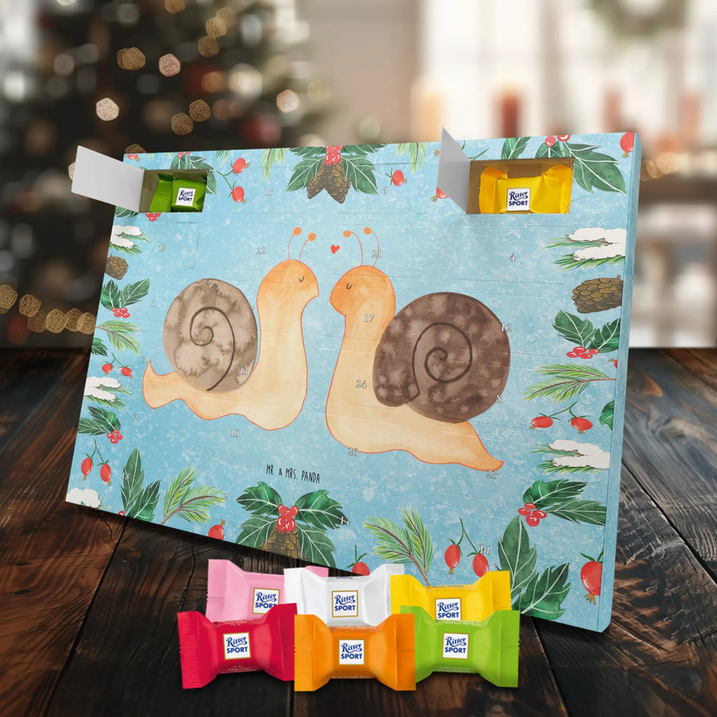 Chocolate advent calendar Snails in love Loving, Marriage, Proposal of marriage, anniversary gift, Together, Love gift, gift for her, gift for him, Two