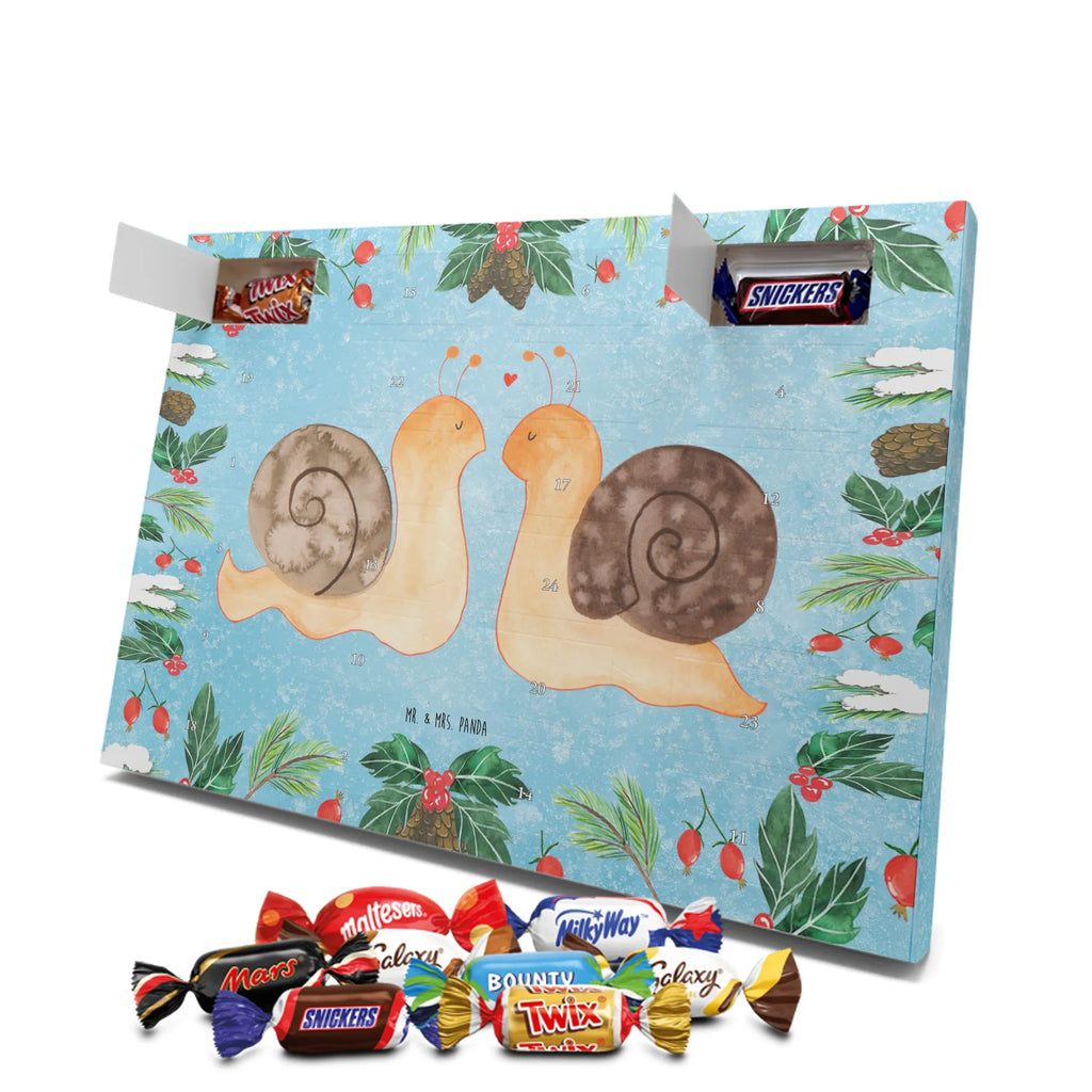 Chocolate advent calendar Snails in love Loving, Marriage, Proposal of marriage, anniversary gift, Together, Love gift, gift for her, gift for him, Two