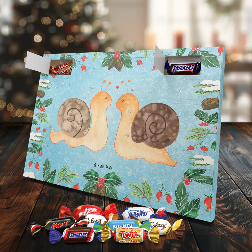 Chocolate advent calendar Snails in love Loving, Marriage, Proposal of marriage, anniversary gift, Together, Love gift, gift for her, gift for him, Two