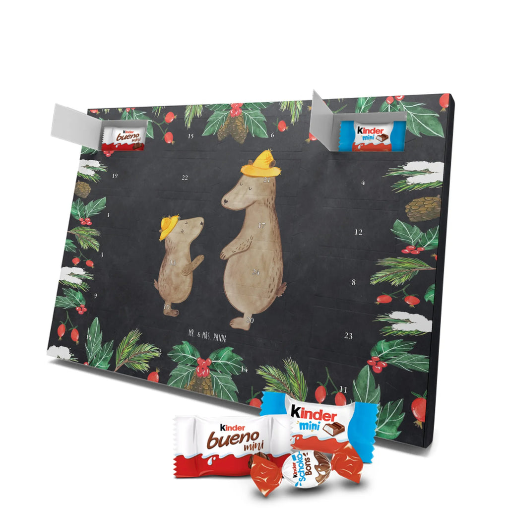 Chocolate advent calendar Bears with hats Father's Day, Mother's Day, favourite person, child, father-son, son, father, role model, children, father's day, sons