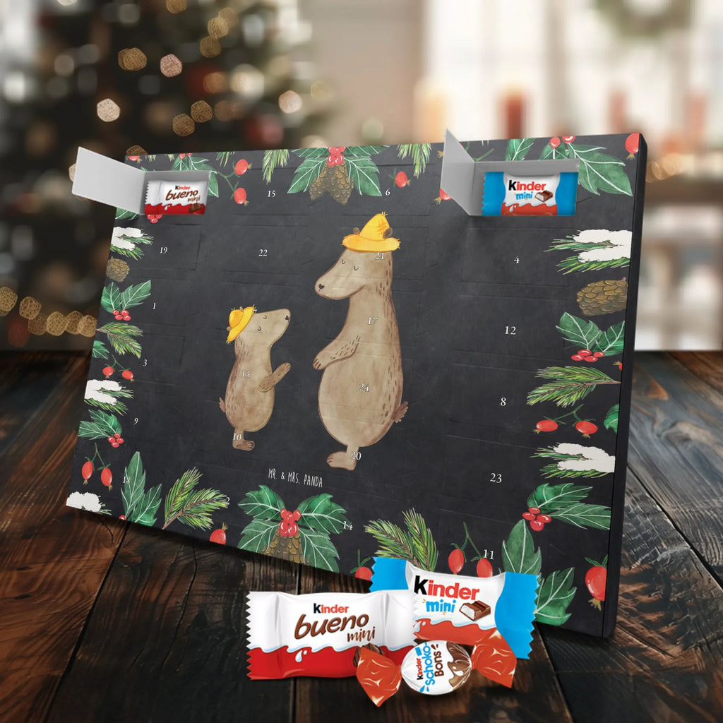 Chocolate advent calendar Bears with hats Father's Day, Mother's Day, favourite person, child, father-son, son, father, role model, children, father's day, sons