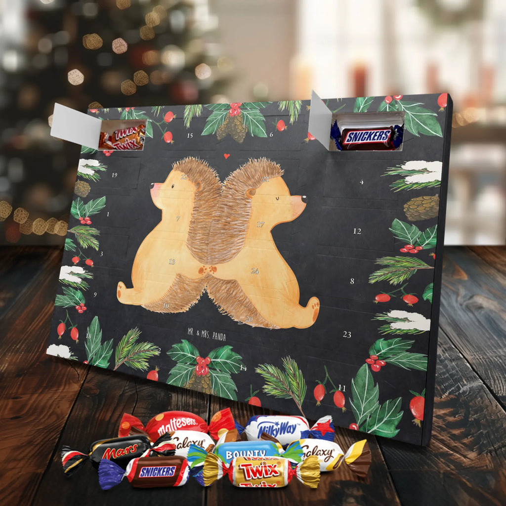 Chocolate advent calendar Hedgehogs holding hands Loving, Marriage, Proposal of marriage, anniversary gift, Together, Love gift, gift for her, gift for him, Two, togetherness, wedding, love message, love gift, proof of love, anniversary, favourite person, great love, gift for two, hedgehog love