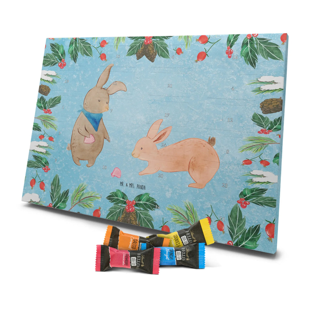 Chocolate advent calendar Bunnies with seashell Father's Day, Mother's Day, rabbits, girlfriends, collecting shells, girlfriend, shells, best friend