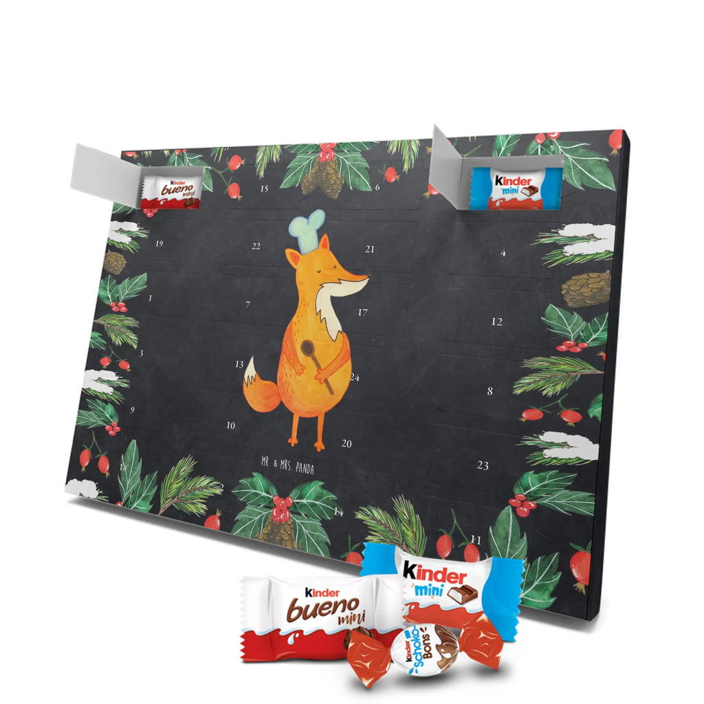 Chocolate advent calendar Fox A cook forest wildlife, clever as a fox, foxes, animal lover, Cook gift, Baker, Kitchen decoration, Slogan funny, Chefs, Kitchen slogan, Party slogan
