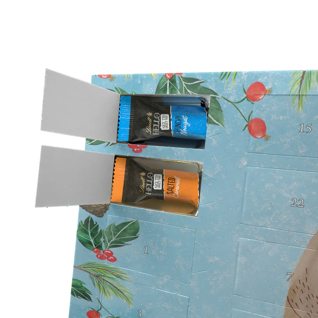 Chocolate advent calendar Groundhog gift ideas, gifts, small animals, good mood, cute, funny sayings, cute animal motives, hand drawn, special gifts, card, animal lover, Groundhog, friendliness, cheerfulness, etiquette, decency, respect