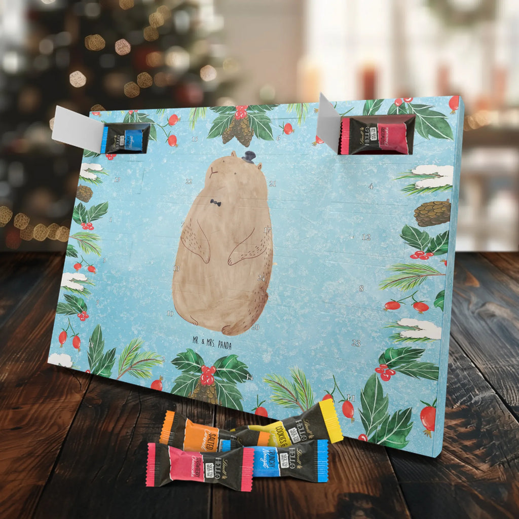 Chocolate advent calendar Groundhog gift ideas, gifts, small animals, good mood, cute, funny sayings, cute animal motives, hand drawn, special gifts, card, animal lover, Groundhog, friendliness, cheerfulness, etiquette, decency, respect
