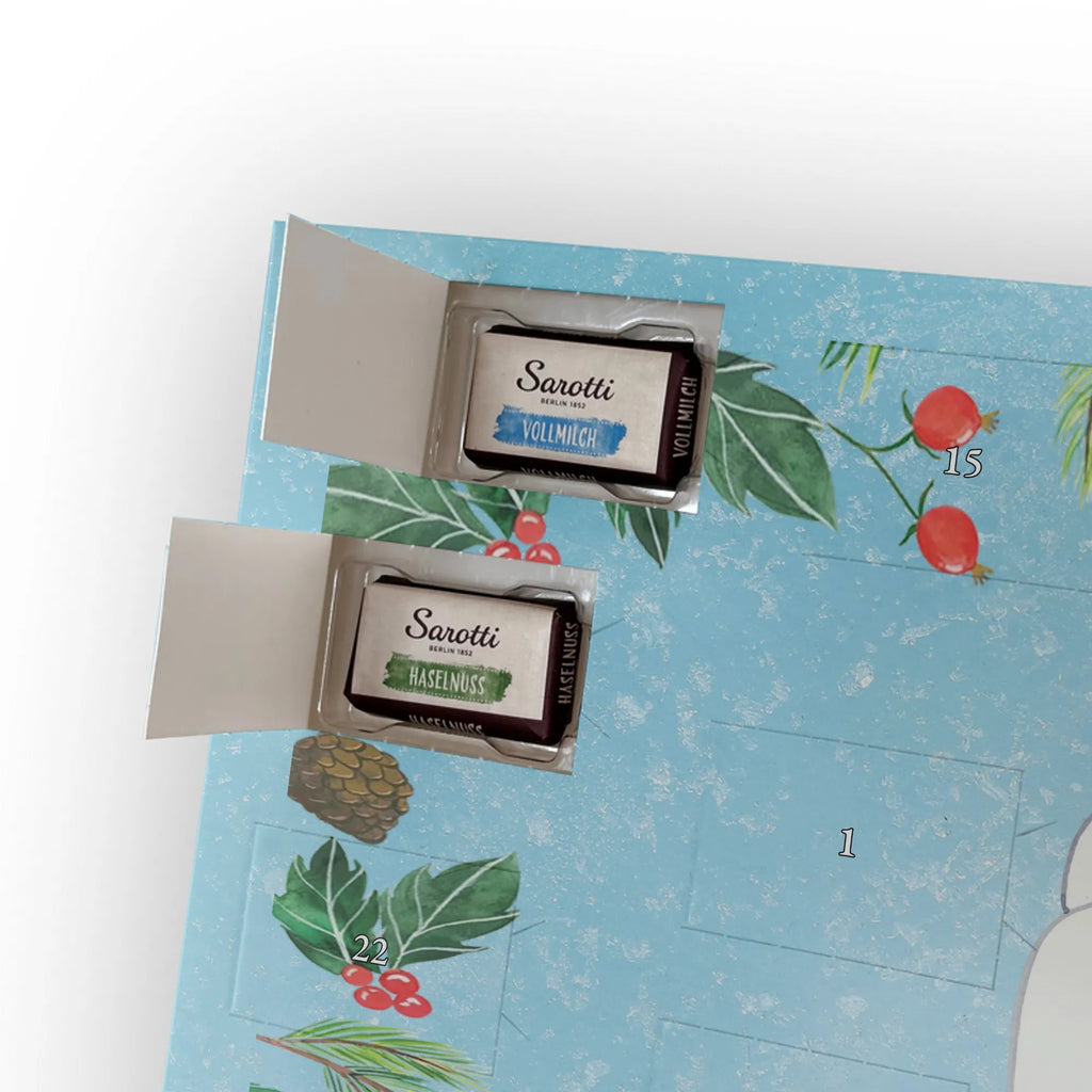 Chocolate advent calendar Bull Terrier Moment puppy, dog owner, purebred dog, dog breed, giving, animal lover, gift