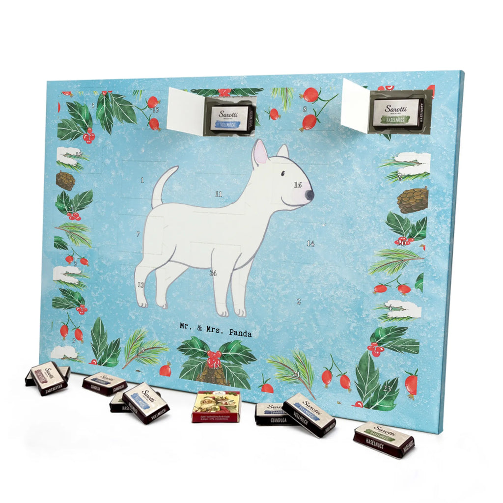 Chocolate advent calendar Bull Terrier Moment puppy, dog owner, purebred dog, dog breed, giving, animal lover, gift