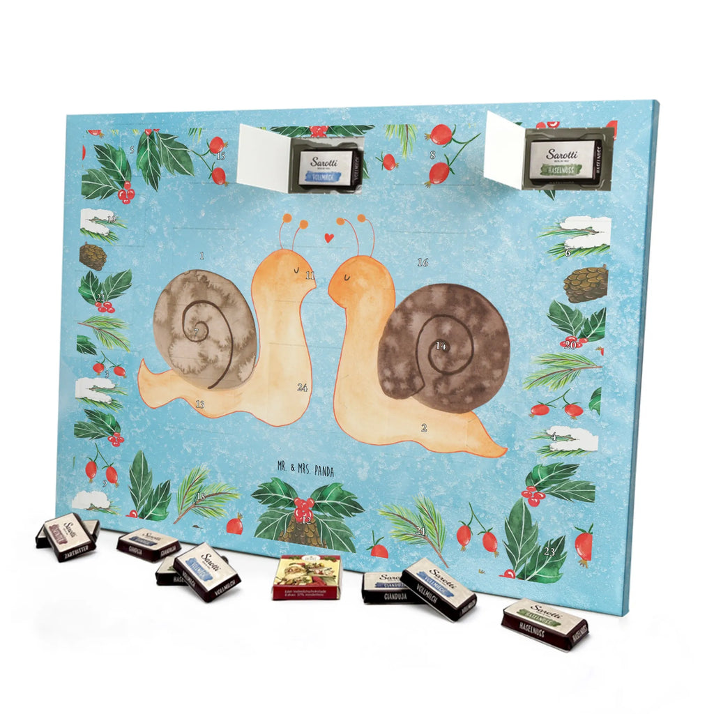Chocolate advent calendar Snails in love Loving, Marriage, Proposal of marriage, anniversary gift, Together, Love gift, gift for her, gift for him, Two