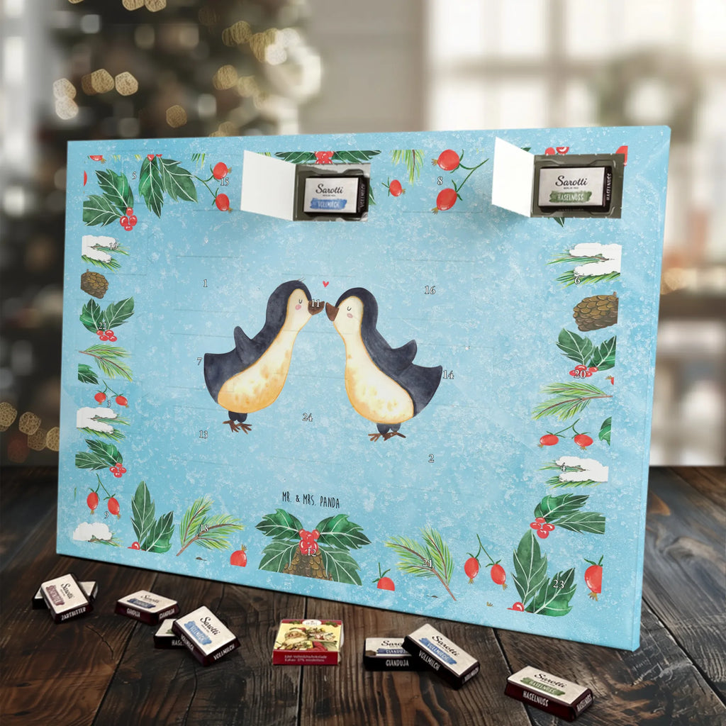 Chocolate advent calendar Penguins in love Loving, Marriage, Proposal of marriage, anniversary gift, Together, Love gift, gift for her, gift for him, Two, proof of love, penguins, fiancé, pair, gift girlfriend, wedding, wedding anniversary, anniversary, gift idea, couple. love couple, guest gift, pair of penguins, fiancée, gift friend, penguin love, love saying, gift anniversary
