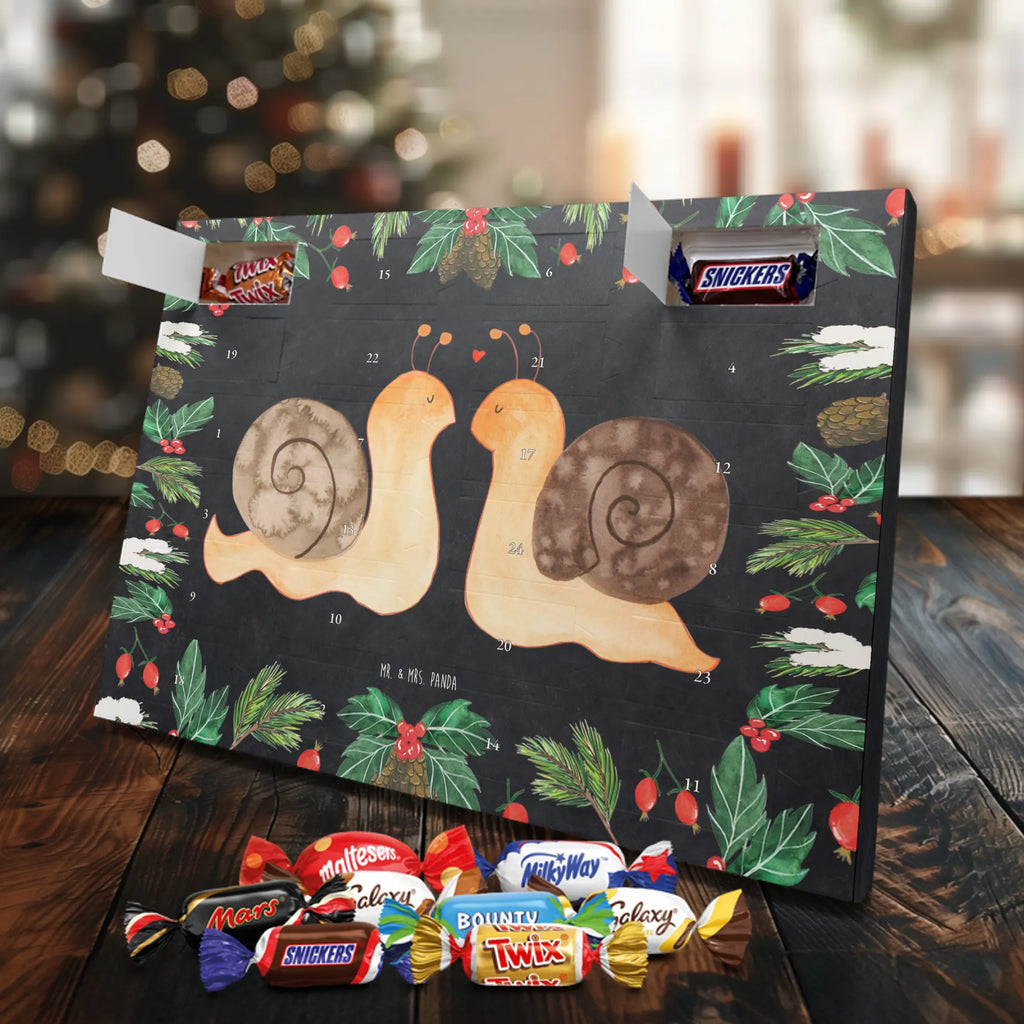 Chocolate advent calendar Snails in love Loving, Marriage, Proposal of marriage, anniversary gift, Together, Love gift, gift for her, gift for him, Two