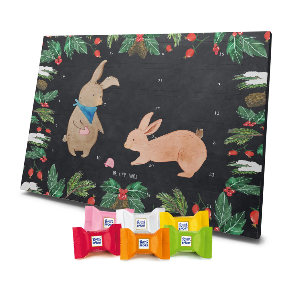 Chocolate advent calendar Bunnies with seashell Father's Day, Mother's Day, rabbits, girlfriends, collecting shells, girlfriend, shells, best friend