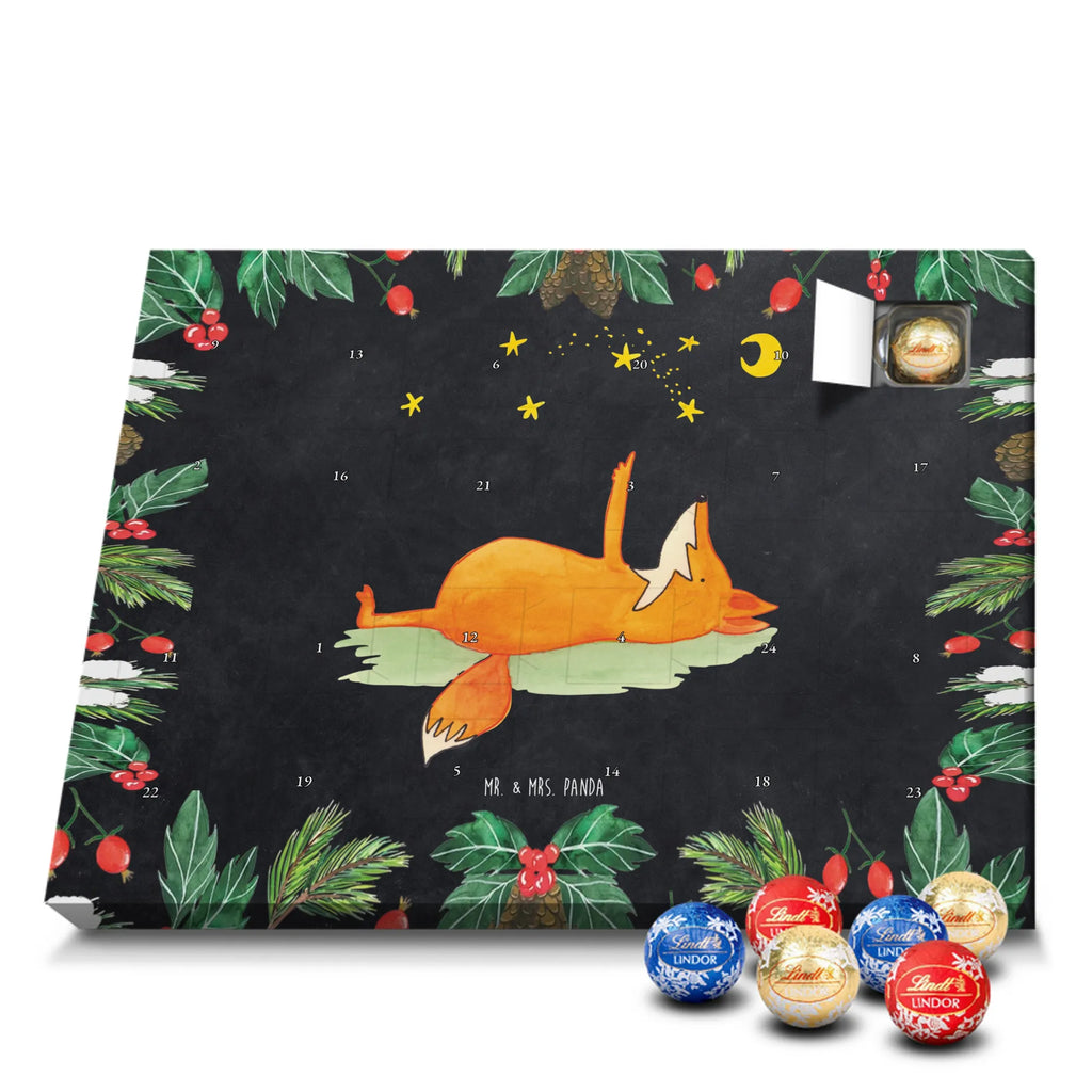 Chocolate advent calendar Fox Stars forest wildlife, clever as a fox, foxes, animal lover, Romance, Saying positive, words of consolation, Saying beautiful