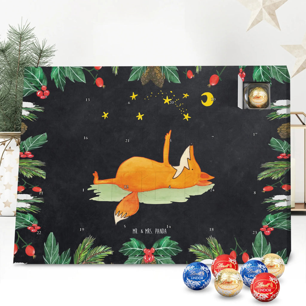 Chocolate advent calendar Fox Stars forest wildlife, clever as a fox, foxes, animal lover, Romance, Saying positive, words of consolation, Saying beautiful