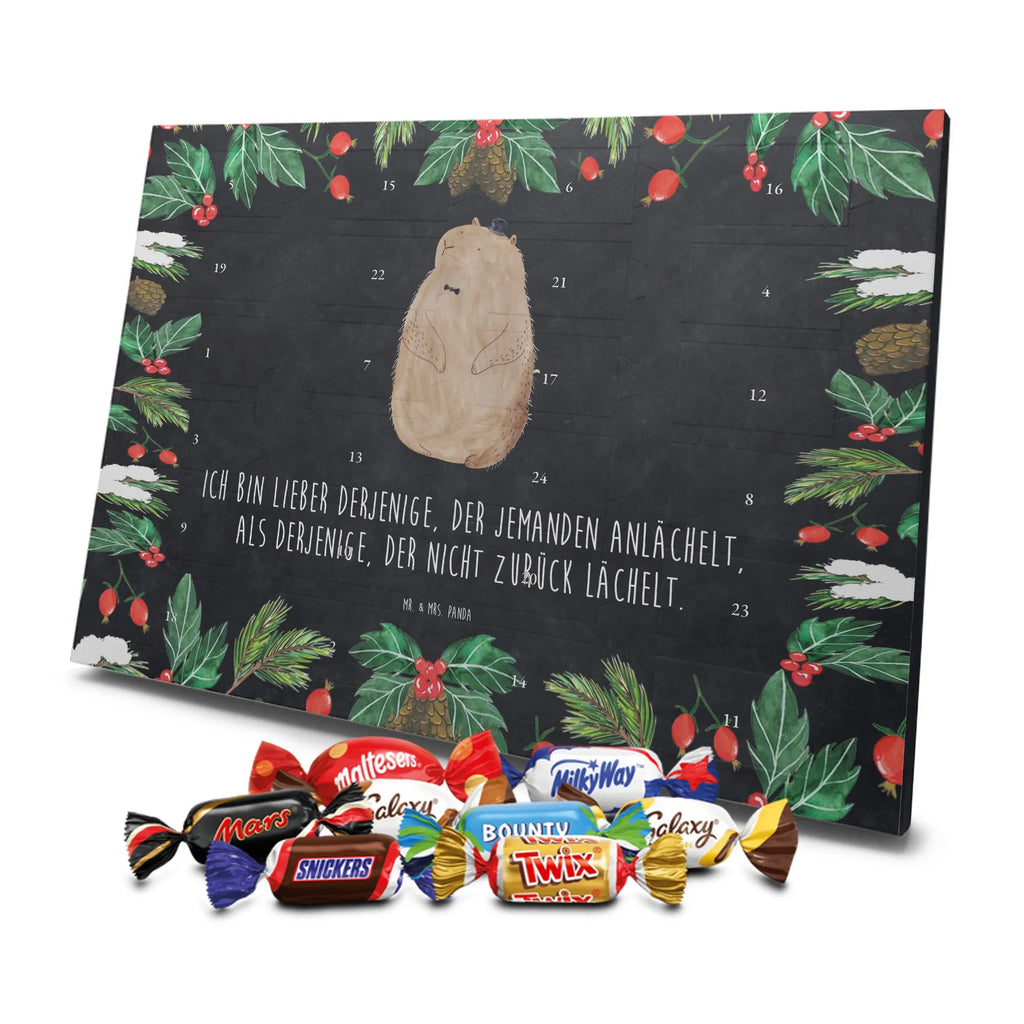 Chocolate advent calendar Groundhog gift ideas, gifts, small animals, good mood, cute, funny sayings, cute animal motives, hand drawn, special gifts, card, animal lover, Groundhog, friendliness, cheerfulness, etiquette, decency, respect