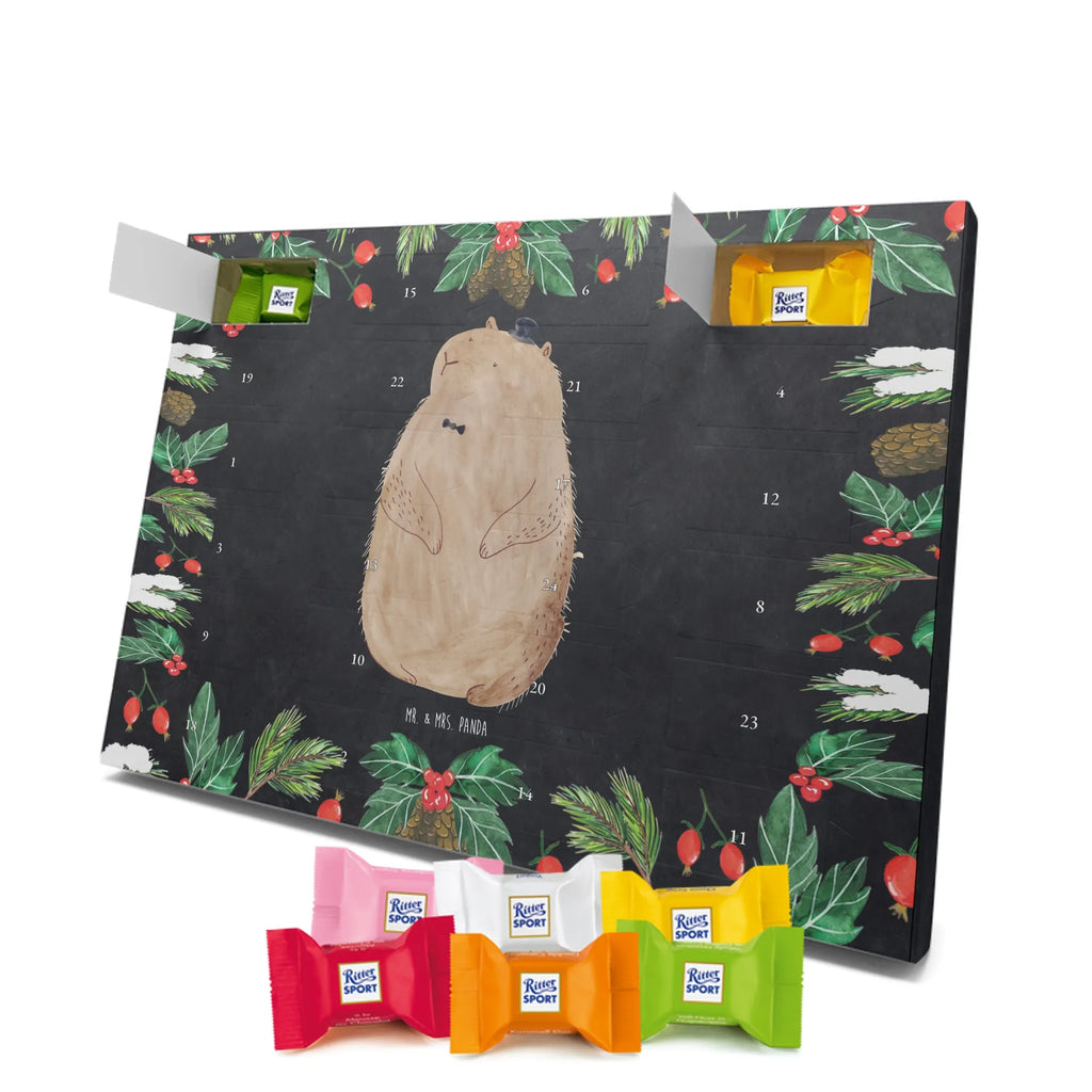 Chocolate advent calendar Groundhog gift ideas, gifts, small animals, good mood, cute, funny sayings, cute animal motives, hand drawn, special gifts, card, animal lover, Groundhog, friendliness, cheerfulness, etiquette, decency, respect