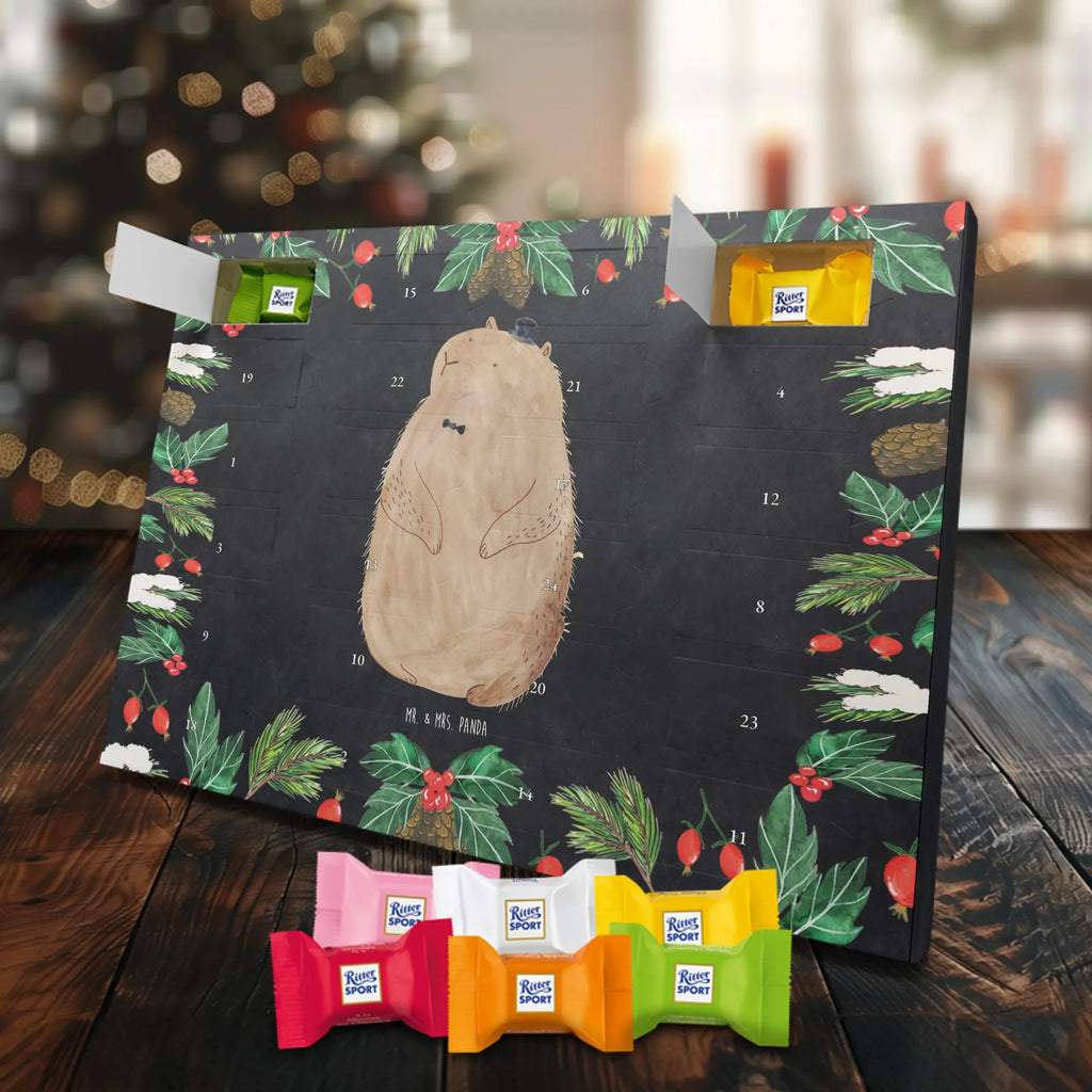 Chocolate advent calendar Groundhog gift ideas, gifts, small animals, good mood, cute, funny sayings, cute animal motives, hand drawn, special gifts, card, animal lover, Groundhog, friendliness, cheerfulness, etiquette, decency, respect