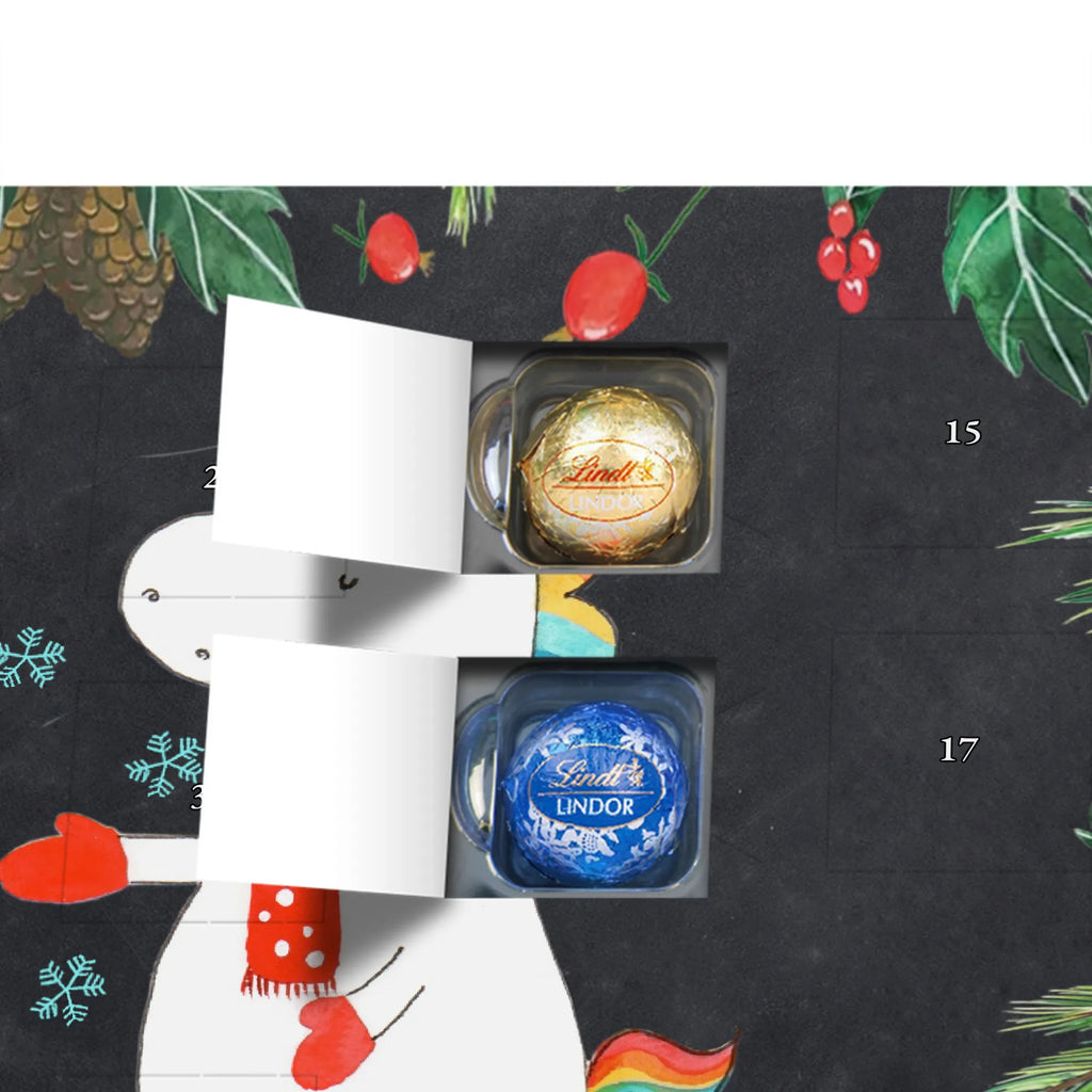 Chocolate advent calendar unicorn snowman Gloves, present, Cap, winter gift, Cake, Snowman, Cold, Snow, Christmas Motif