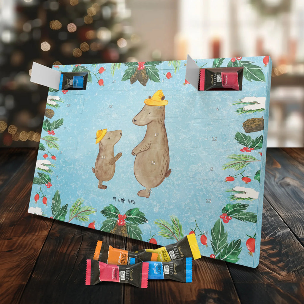 Chocolate advent calendar Bears with hats Father's Day, Mother's Day, favourite person, child, father-son, son, father, role model, children, father's day, sons