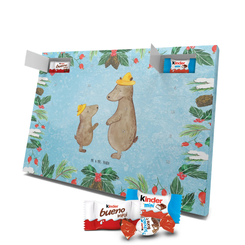 Chocolate advent calendar Bears with hats Father's Day, Mother's Day, favourite person, child, father-son, son, father, role model, children, father's day, sons