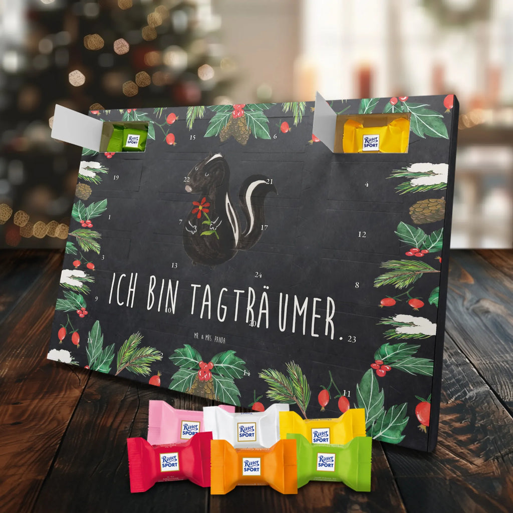 Chocolate advent calendar skunk flower wild animal, daydreamer, predator, dreamy, stink