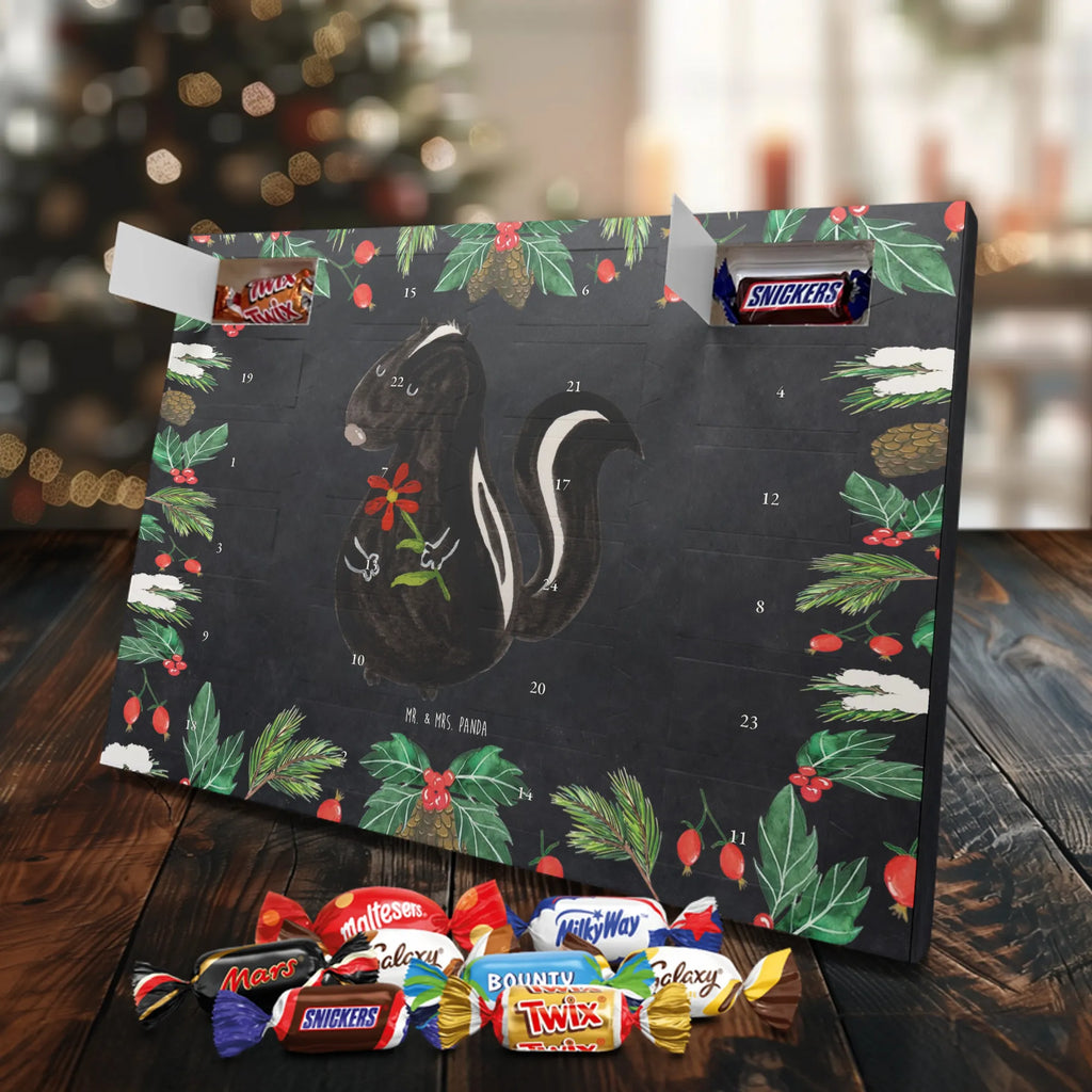 Chocolate advent calendar skunk flower wild animal, daydreamer, predator, dreamy, stink