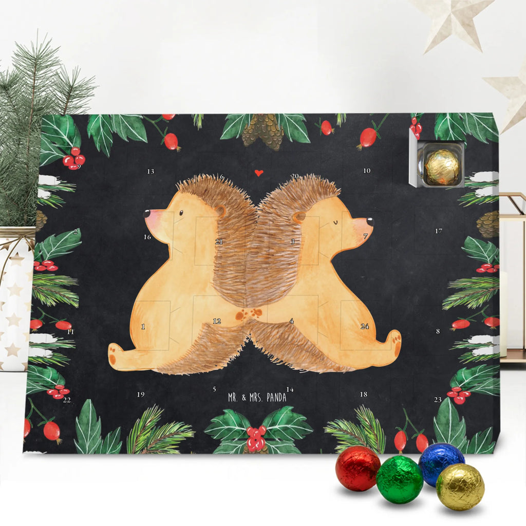 Chocolate advent calendar Hedgehogs holding hands Loving, Marriage, Proposal of marriage, anniversary gift, Together, Love gift, gift for her, gift for him, Two, togetherness, wedding, love message, love gift, proof of love, anniversary, favourite person, great love, gift for two, hedgehog love
