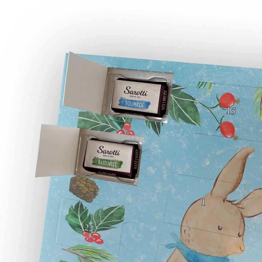 Chocolate advent calendar Bunnies with seashell Father's Day, Mother's Day, rabbits, girlfriends, collecting shells, girlfriend, shells, best friend