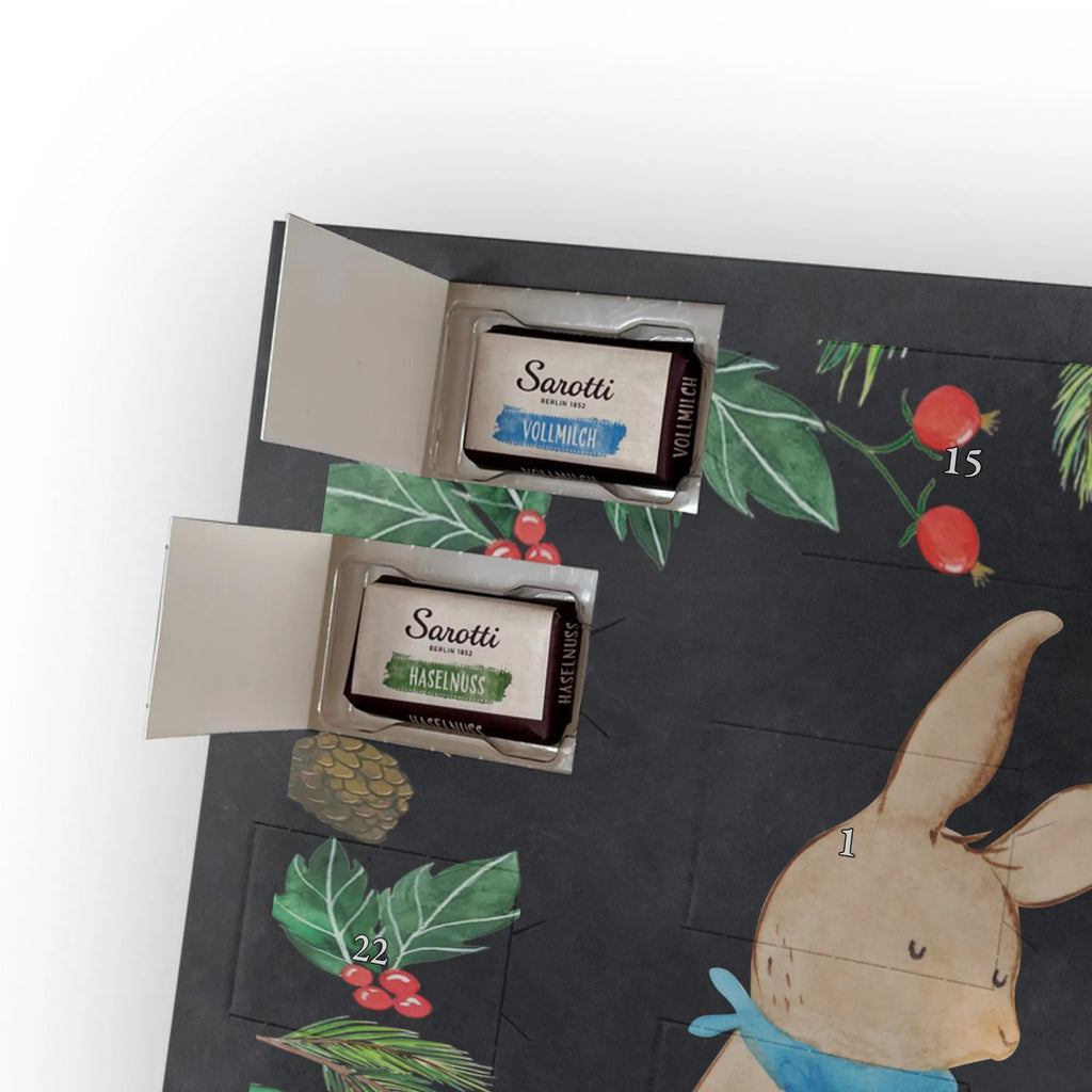 Chocolate advent calendar Bunnies with seashell Father's Day, Mother's Day, rabbits, girlfriends, collecting shells, girlfriend, shells, best friend