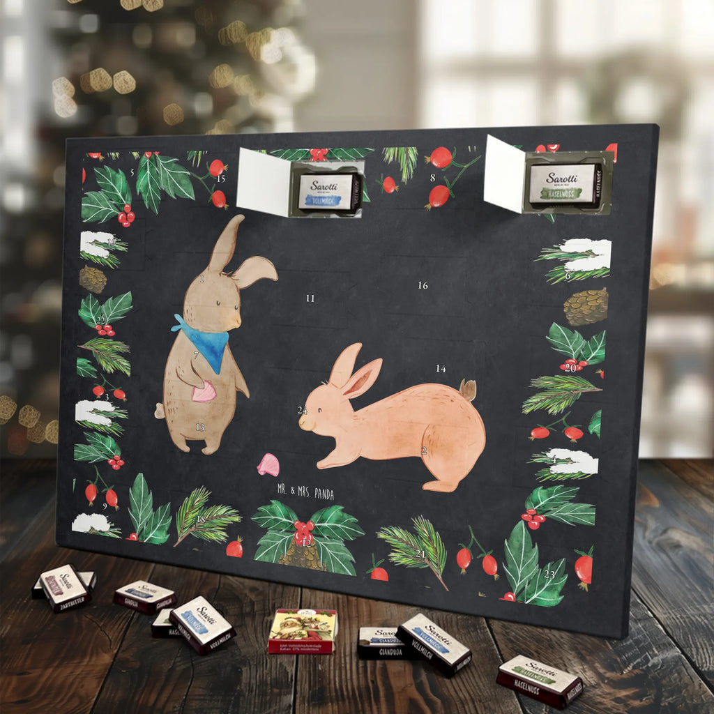 Chocolate advent calendar Bunnies with seashell Father's Day, Mother's Day, rabbits, girlfriends, collecting shells, girlfriend, shells, best friend