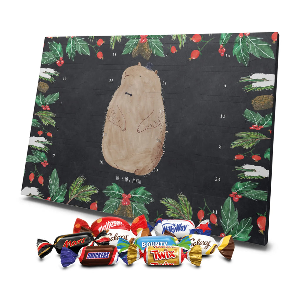Chocolate advent calendar Groundhog gift ideas, gifts, small animals, good mood, cute, funny sayings, cute animal motives, hand drawn, special gifts, card, animal lover, Groundhog, friendliness, cheerfulness, etiquette, decency, respect
