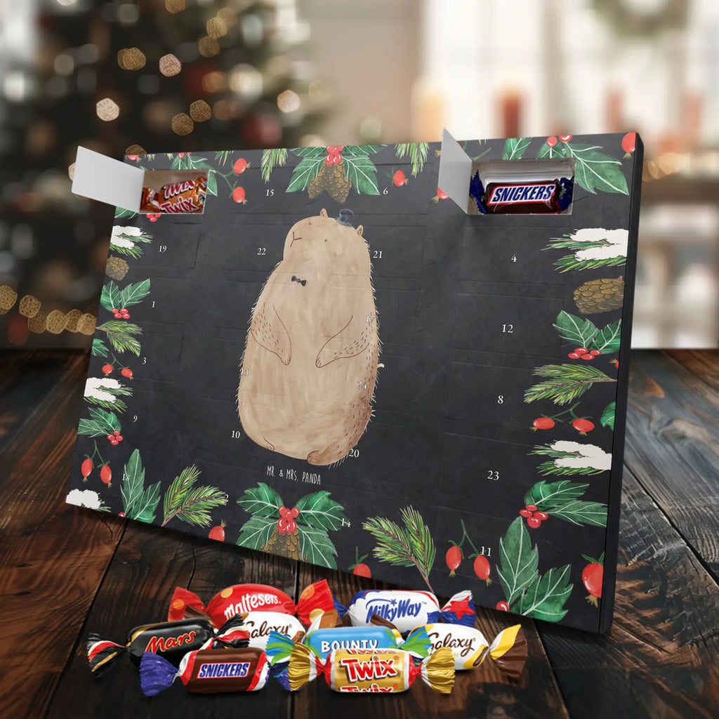 Chocolate advent calendar Groundhog gift ideas, gifts, small animals, good mood, cute, funny sayings, cute animal motives, hand drawn, special gifts, card, animal lover, Groundhog, friendliness, cheerfulness, etiquette, decency, respect