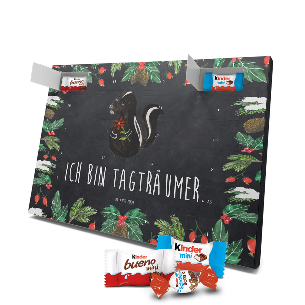 Chocolate advent calendar skunk flower wild animal, daydreamer, predator, dreamy, stink
