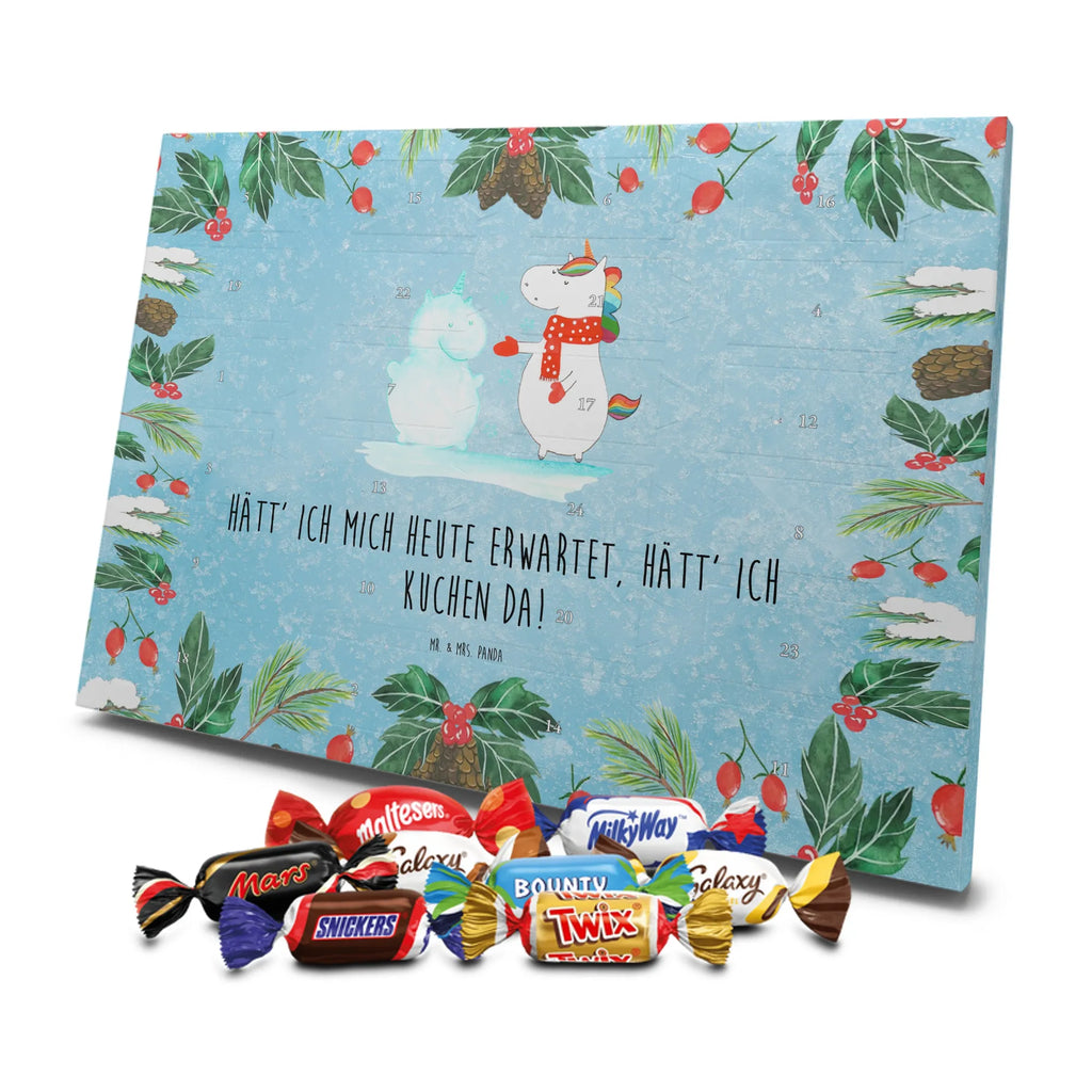 Chocolate advent calendar unicorn snowman Gloves, present, Cap, winter gift, Cake, Snowman, Cold, Snow, Christmas Motif