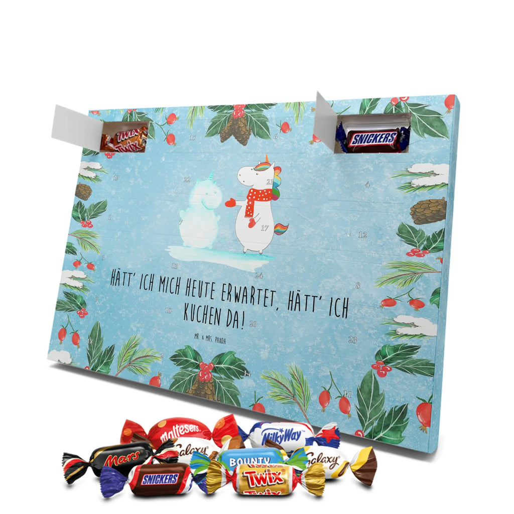 Chocolate advent calendar unicorn snowman Gloves, present, Cap, winter gift, Cake, Snowman, Cold, Snow, Christmas Motif