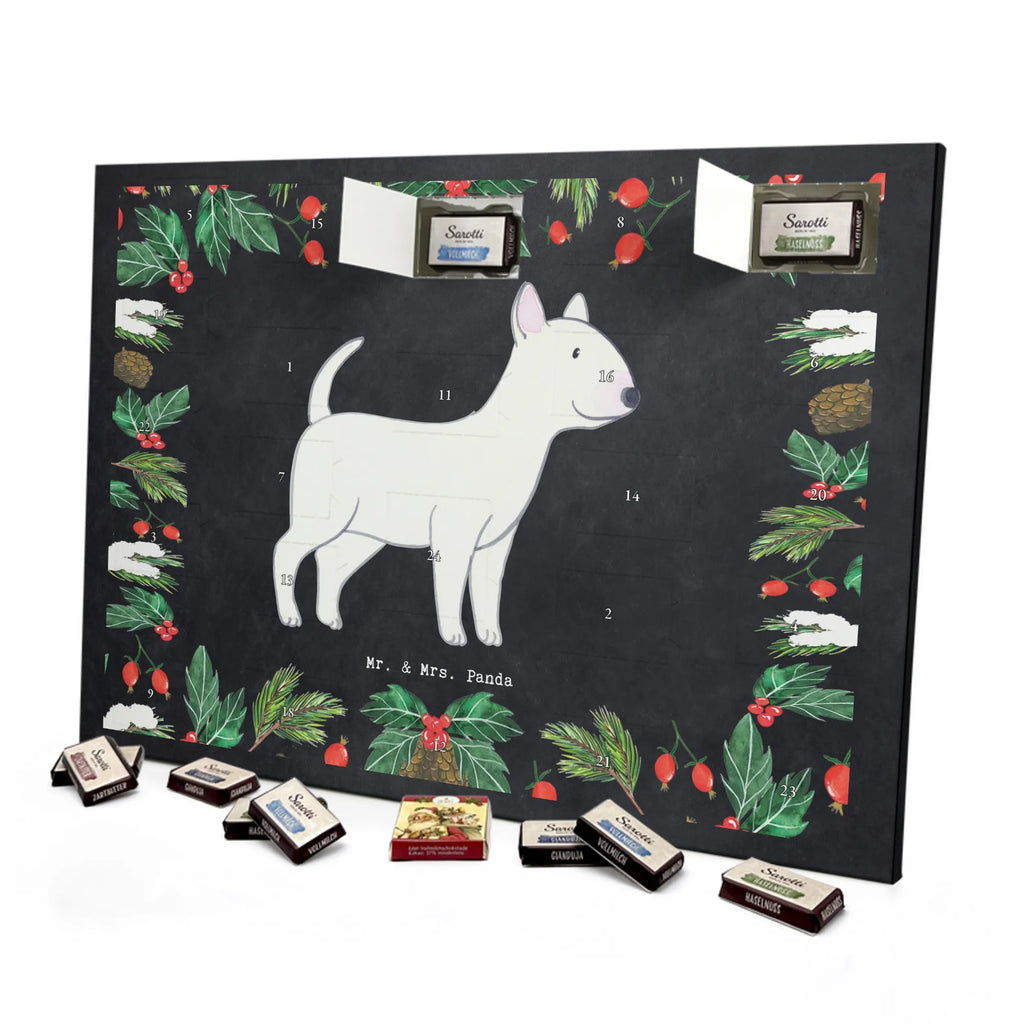 Chocolate advent calendar Bull Terrier Moment puppy, dog owner, purebred dog, dog breed, giving, animal lover, gift