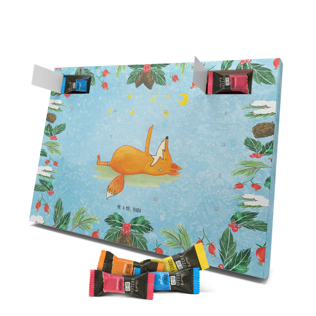Chocolate advent calendar Fox Stars forest wildlife, clever as a fox, foxes, animal lover, Romance, Saying positive, words of consolation, Saying beautiful