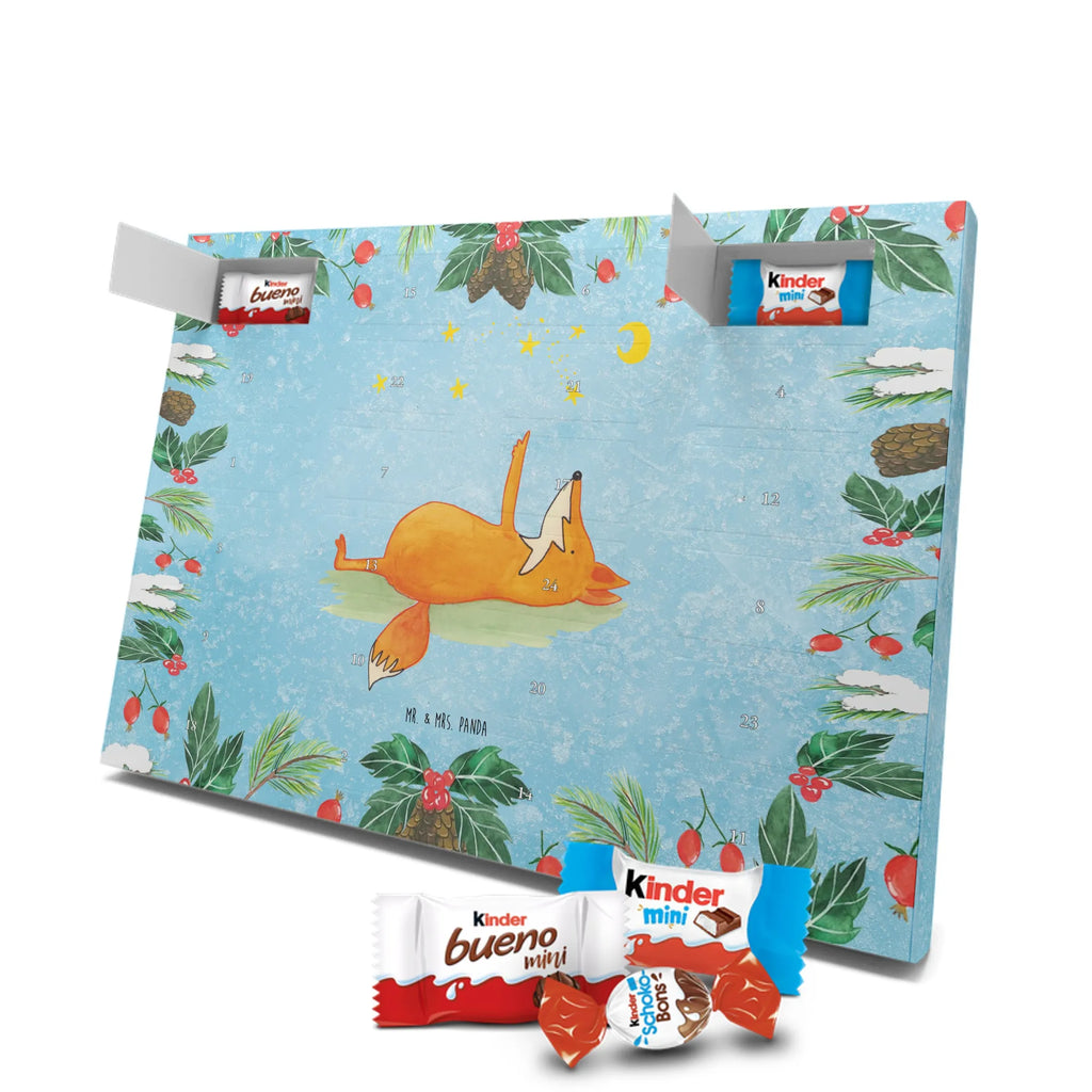Chocolate advent calendar Fox Stars forest wildlife, clever as a fox, foxes, animal lover, Romance, Saying positive, words of consolation, Saying beautiful