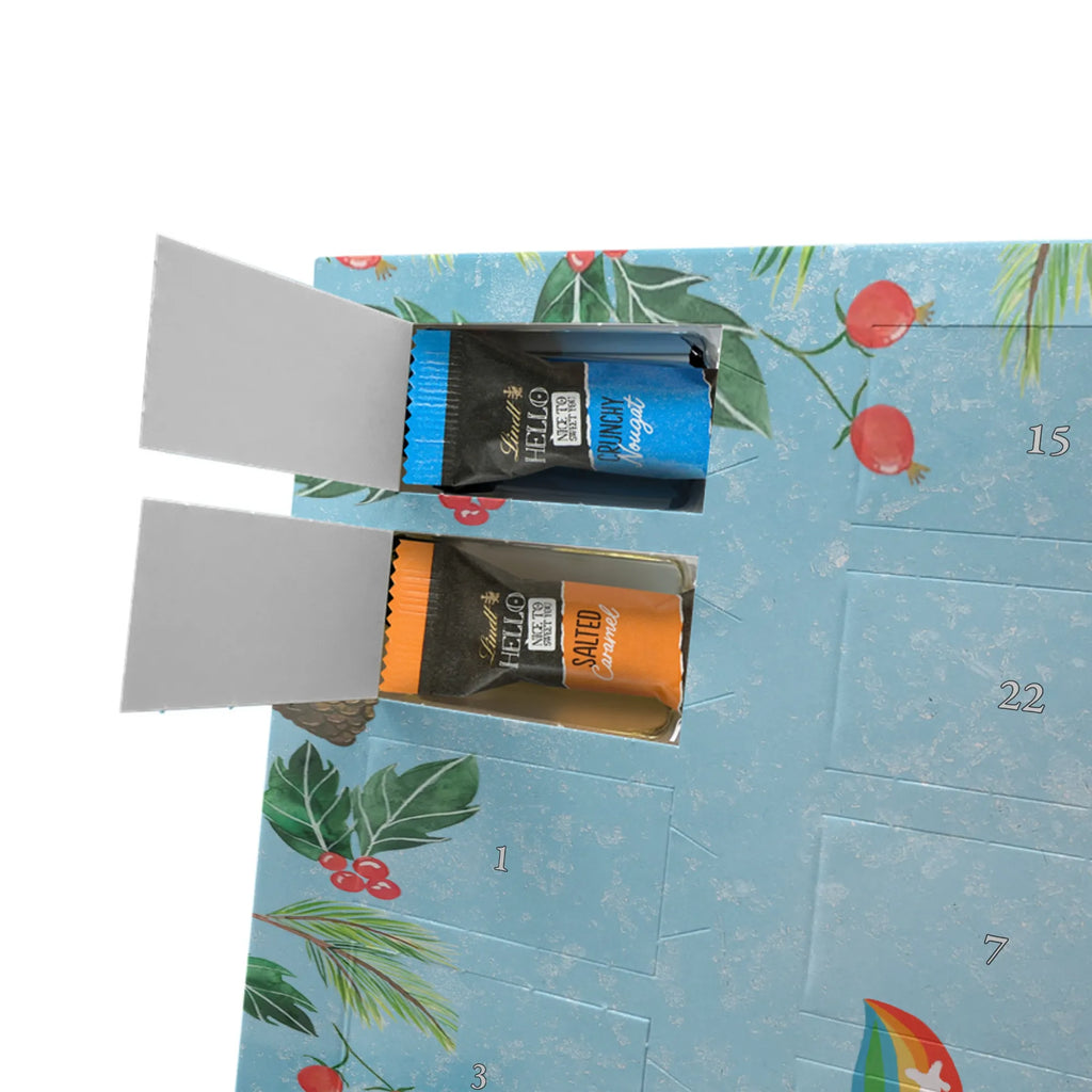 Chocolate advent calendar unicorn Singer confetti, unicorn saying, Singer gift, Singer present, Birthday, celebration