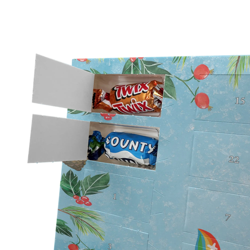 Chocolate advent calendar unicorn Singer confetti, unicorn saying, Singer gift, Singer present, Birthday, celebration