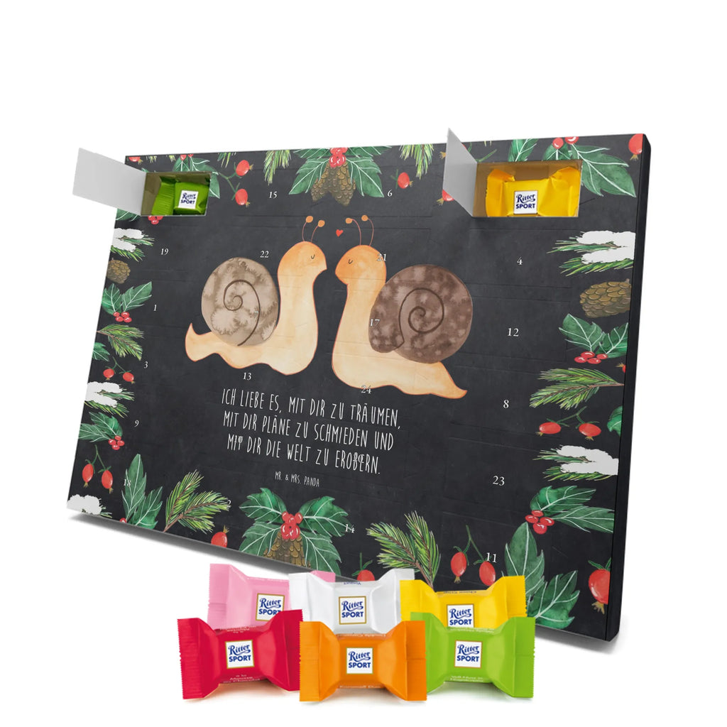 Chocolate advent calendar Snails in love Loving, Marriage, Proposal of marriage, anniversary gift, Together, Love gift, gift for her, gift for him, Two