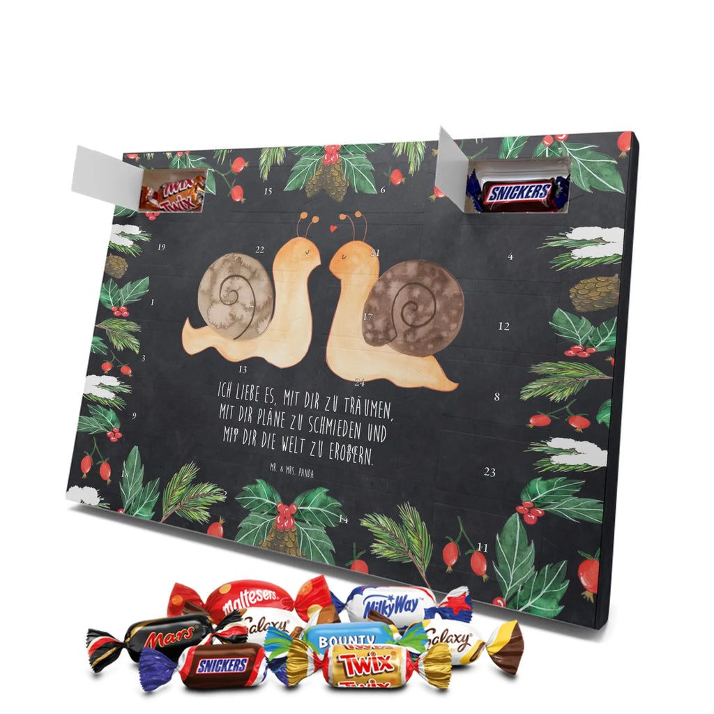 Chocolate advent calendar Snails in love Loving, Marriage, Proposal of marriage, anniversary gift, Together, Love gift, gift for her, gift for him, Two