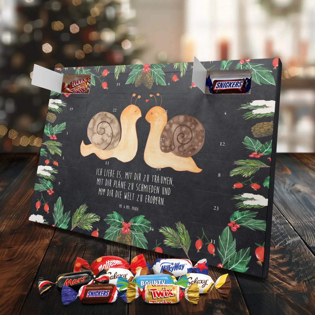 Chocolate advent calendar Snails in love Loving, Marriage, Proposal of marriage, anniversary gift, Together, Love gift, gift for her, gift for him, Two