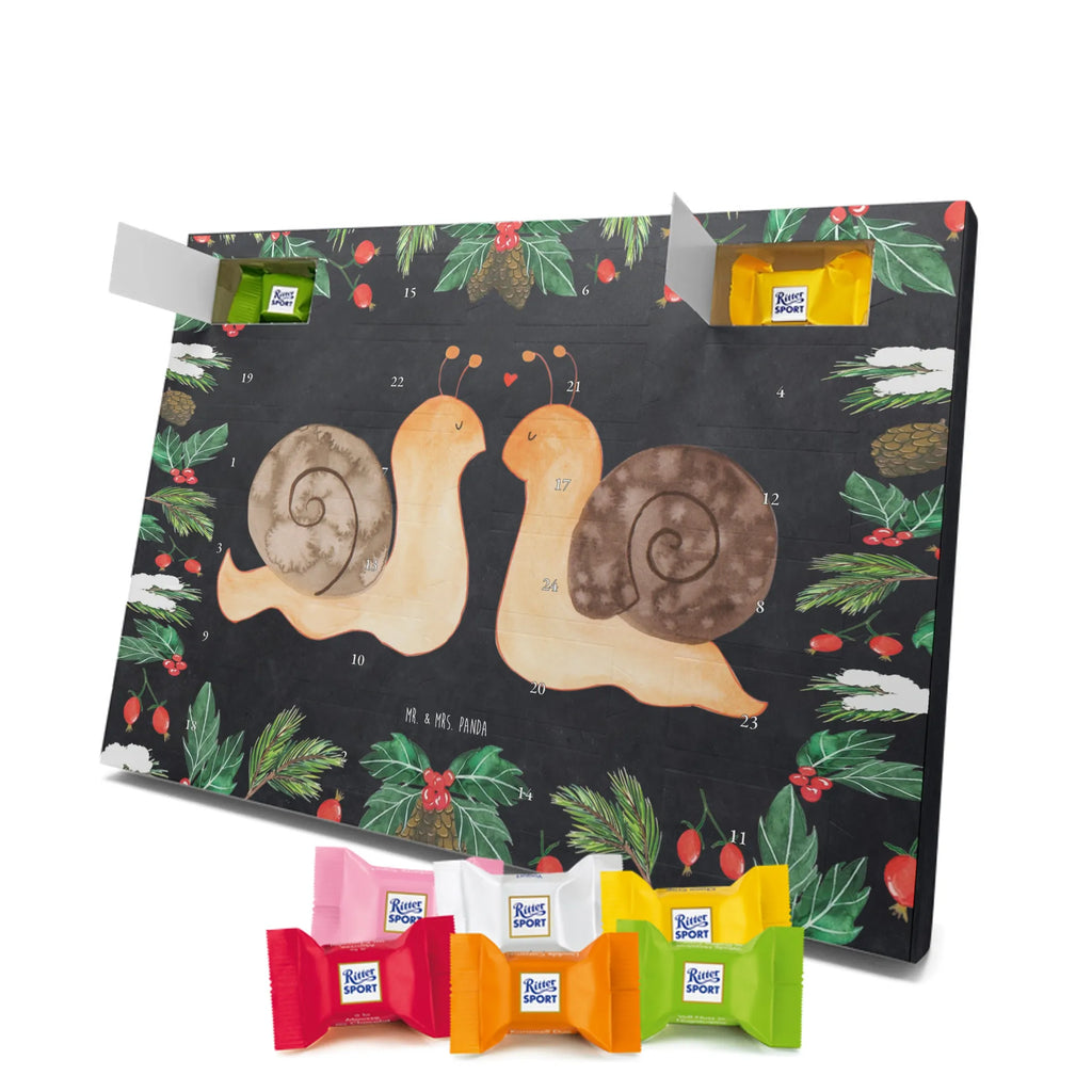 Chocolate advent calendar Snails in love Loving, Marriage, Proposal of marriage, anniversary gift, Together, Love gift, gift for her, gift for him, Two